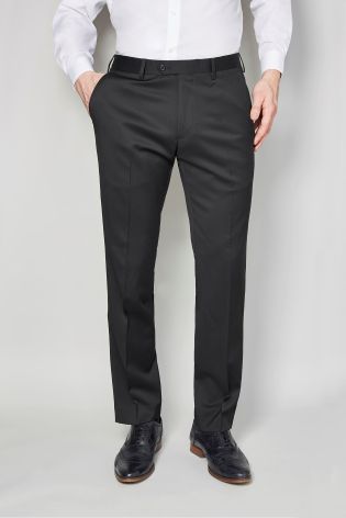 Black Signature Tuxedo Suit: Tailored Fit Trousers